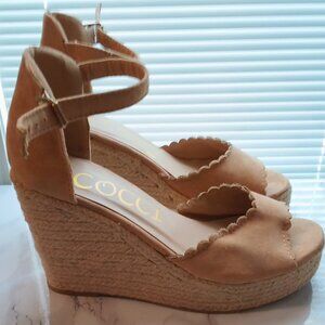 Ccocci Womens Platform Wedge Sandal Open Toe Ankle Strap Backless Sandals 🍃🌺